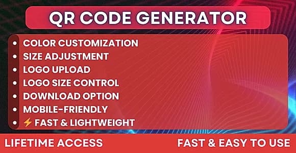 QR Code Generator - Customizable QR Codes with Logo