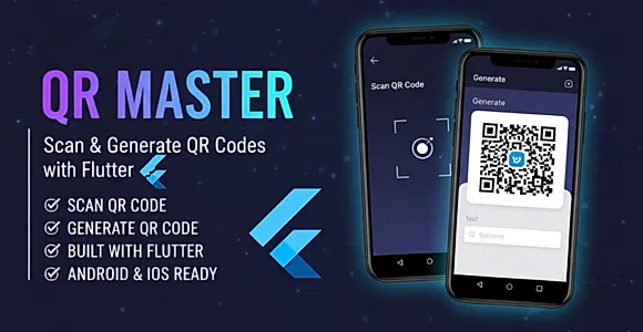 QR Master - Flutter QR Code Scanner & Generator