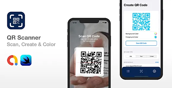 QR Scanner - Create, Color & Scan QR codes | SwiftUI