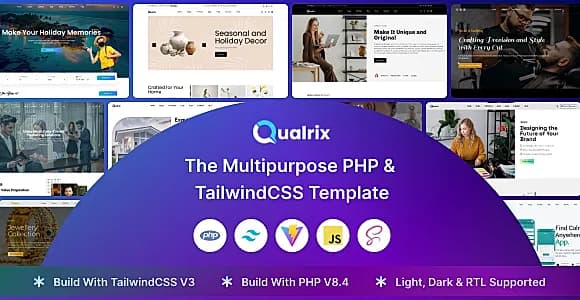 Qualrix - The Multipurpose PHP Template
