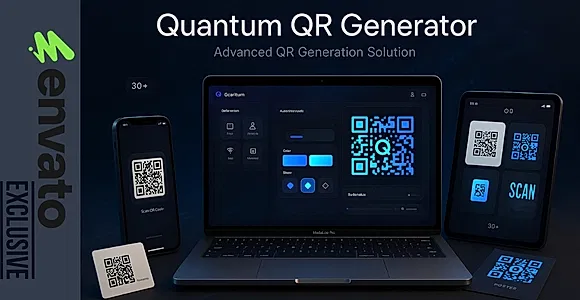 Quantum QR Generator: Advanced QR Code Maker with 25+ QR Types
