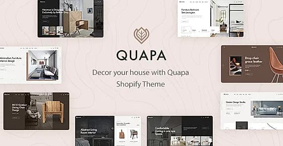 Quapa - Home Decor And Furniture Shopify Theme