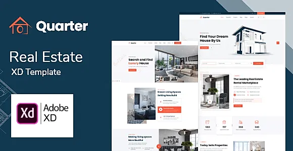 Quarter - Real Estate Adobe XD Template