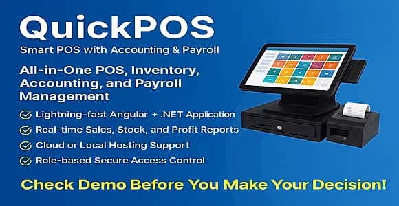 Quick POS – POS  With ERP And Built-in Accounting - POS