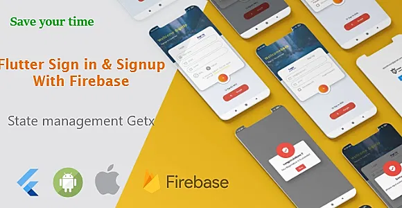 QuickStart Flutter Getx | Firebase - Login and Register with Getx Android & ios