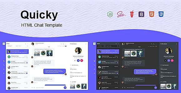 Quicky - HTML Chat Template