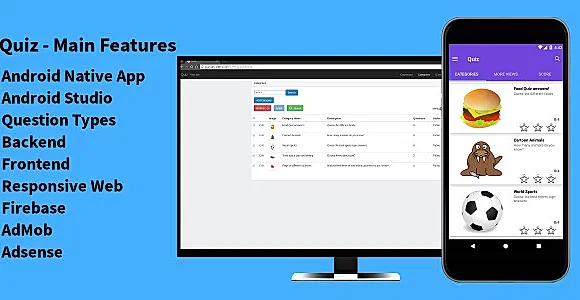 Quiz - Android Studio - Backend - Frontend