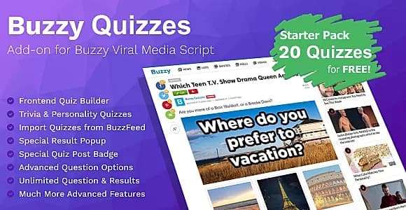 Quizzes Plugin for Buzzy
