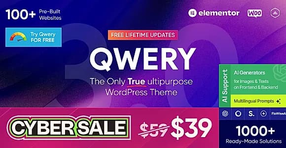 Qwery WordPress Theme