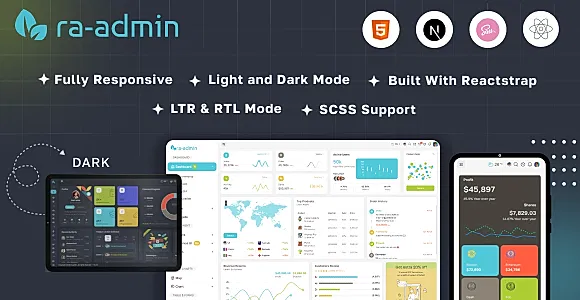 Ra-admin Next JS Admin Dashboard Template