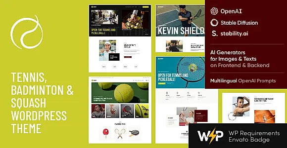 Racquet WordPress Theme
