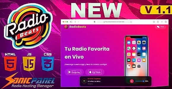 Radio Beats - Todo Players HTML5 ShoutCast, Icecast