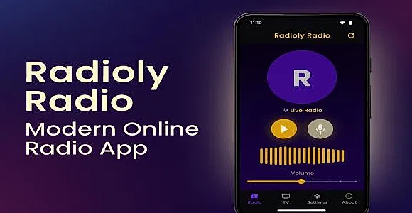 Radioly – Modern Flutter Online Radio App for Android & iOS