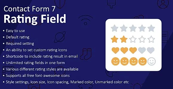 Rating Field for Contact Form 7