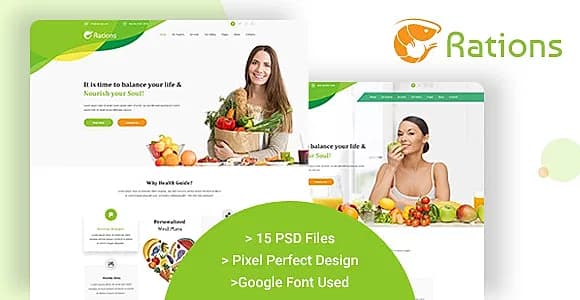 Ration PSD - Weight Loss | Nutrition Health Care & Diet Template