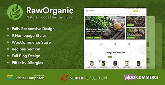 RawOrganic WordPress Theme
