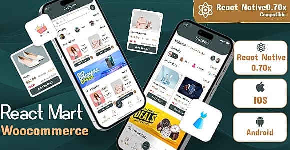 ReactMart WooCommerce - ReactNative E-commerce Mobile Application