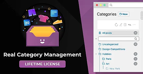 Real Category Management WordPress Plugin