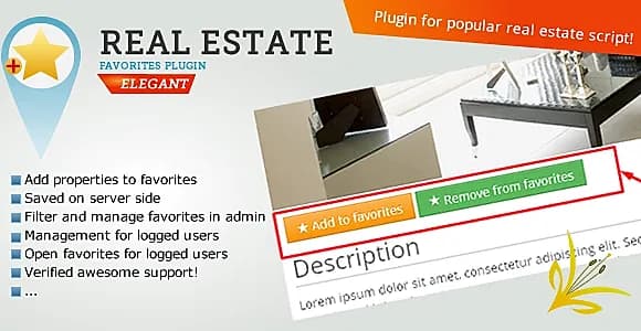 Real Estate Favorites / Bookmarks