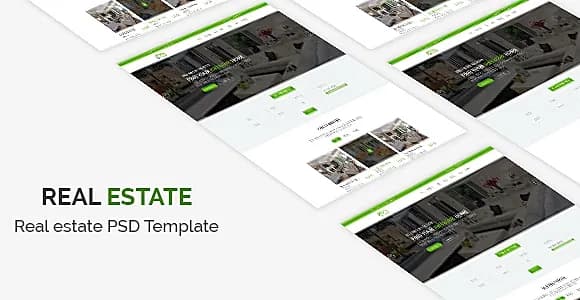 Real Estate PSD Template