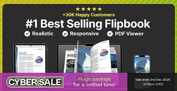 Real3D Flipbook PDF Viewer PRO WordPress Plugin