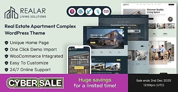 Realar WordPress Theme