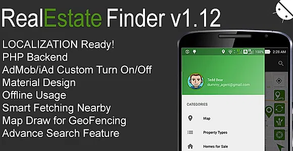 RealEstate Finder Full Android Application v1.12