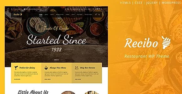 Recibo WordPress Theme