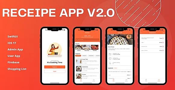 Recipe App iOS v2.0 (SwiftUI)