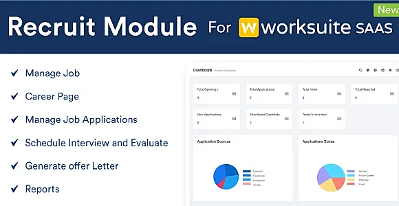 Recruit Module For Worksuite SAAS