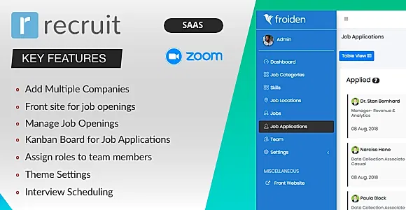 Recruit SAAS - Recruitment Manager