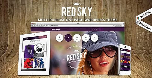 RED SKY WordPress Theme