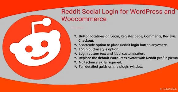Reddit Social Login  Plugin for WordPress and WooCommerce