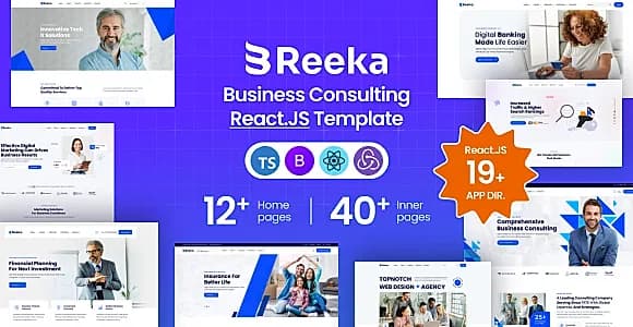 Reeka - Business Consulting ReactJS Template
