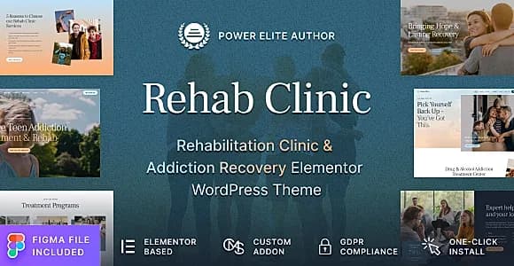 Rehab Clinic WordPress Theme