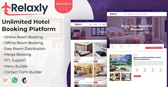 Relaxly - Unlimited Hotel Booking Platform