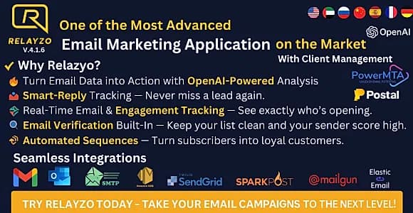 Relayzo - Email Marketing Application