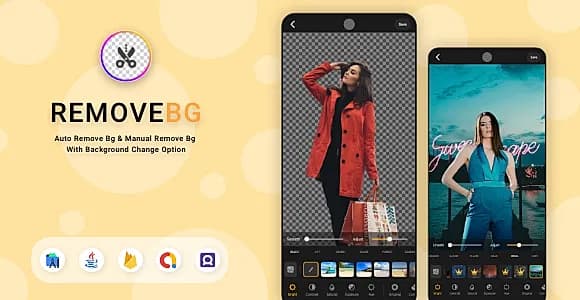 RemoveBg - AI Auto Remove Background & Background Change With In-App Purchase