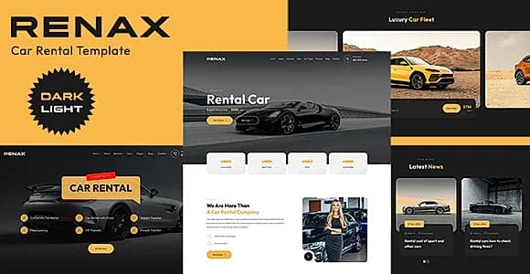 Renax - Car Rental Template