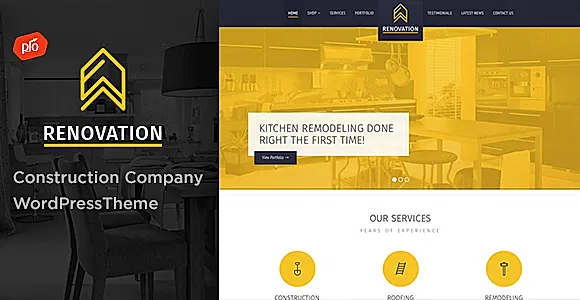 Renovation Progression WordPress Theme