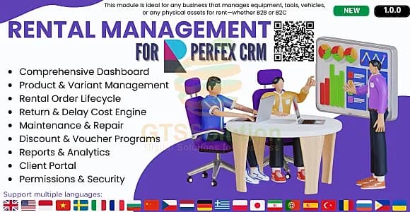 Rental Management module for Perfex CRM