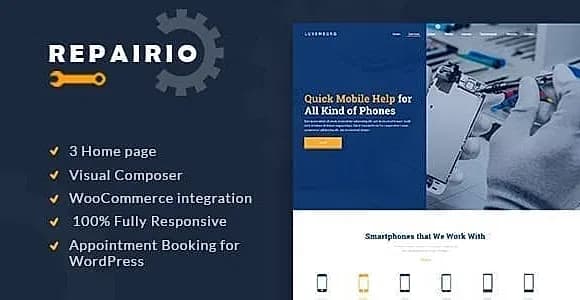 Repairio WordPress Theme
