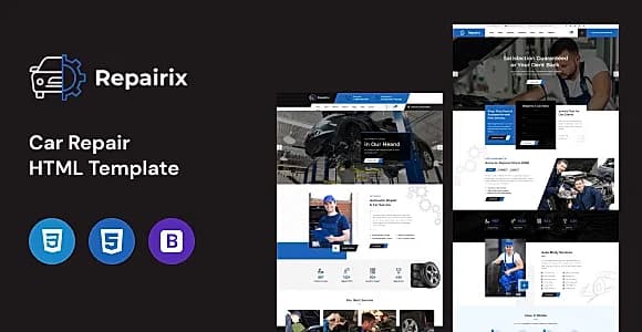 Repairix - Car Repair HTML Template