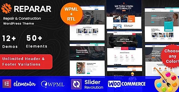 Reparar WP WordPress Theme