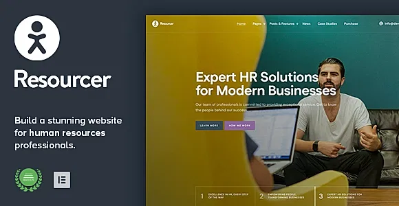 Resourcer WordPress Theme