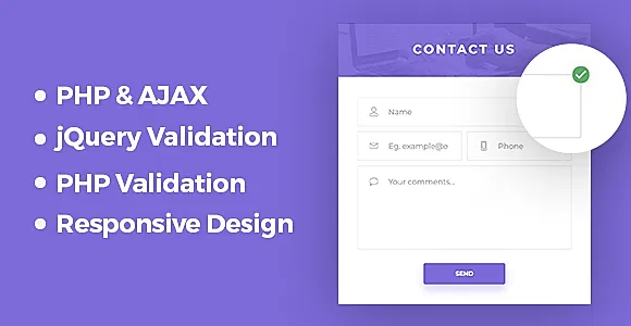 Responsive PHP & AJAX Contact Form