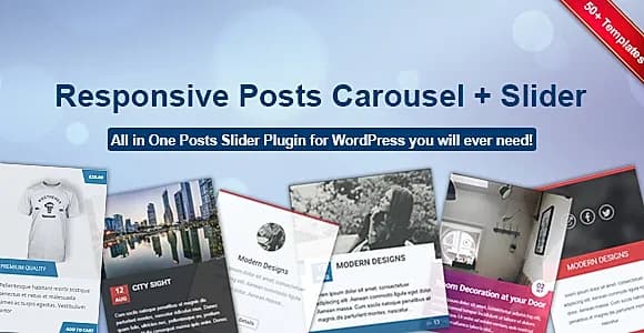 Responsive Posts Carousel Pro WordPress Plugin