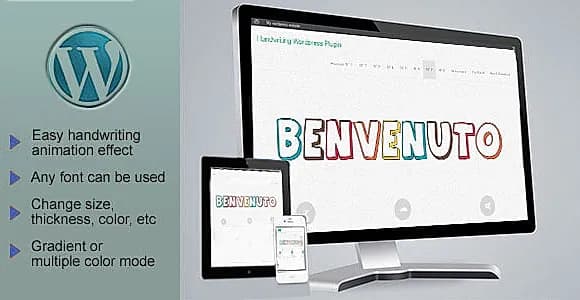 Responsive SVG Handwritting Text Animation - WordPress Plugin