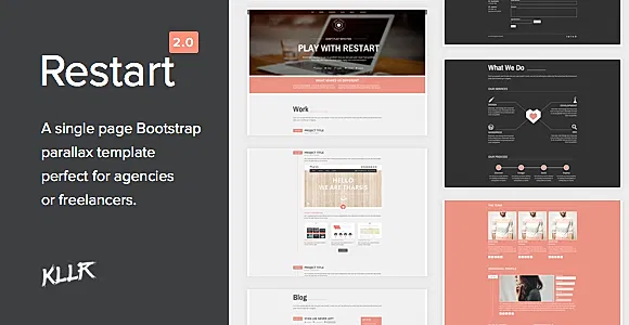 Restart - HTML Portfolio template