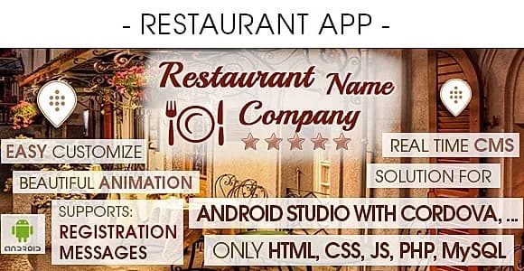 Restaurant App With CMS - Android